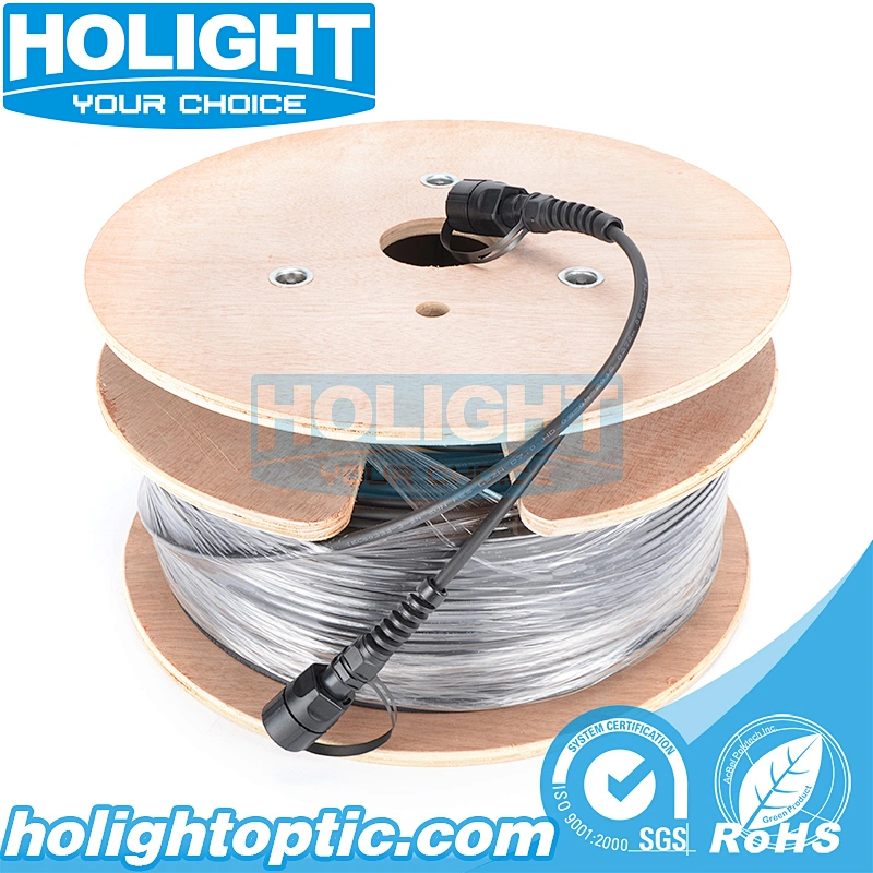 IP67 Waterproof ODVA LC/LC Single Mode Fiber Optic Patch Cord