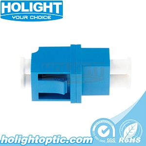 LC/PC to LC/PC Duplex Single Mode Fiber Optic Adapter Low Profile Type