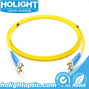 ST UPC to ST UPC Single mode Duplex 3.0mm fiber optic patch cable