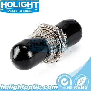ST/PC to ST/PC Simplex Multimode Fiber Optic Adapter no Flange