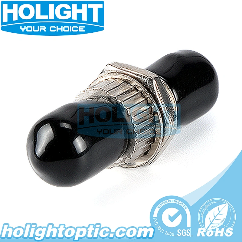 ST/PC to ST/PC Simplex Multimode Fiber Optic Adapter no Flange