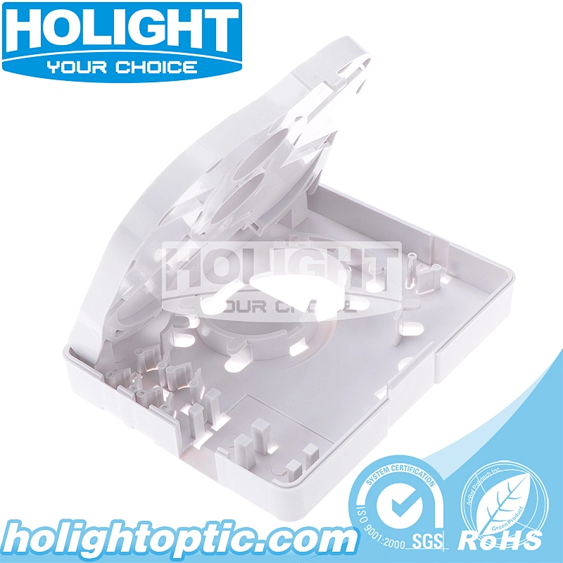 2 Ports Fiber Optic Wall Mounted Face Plate for Indoor Application