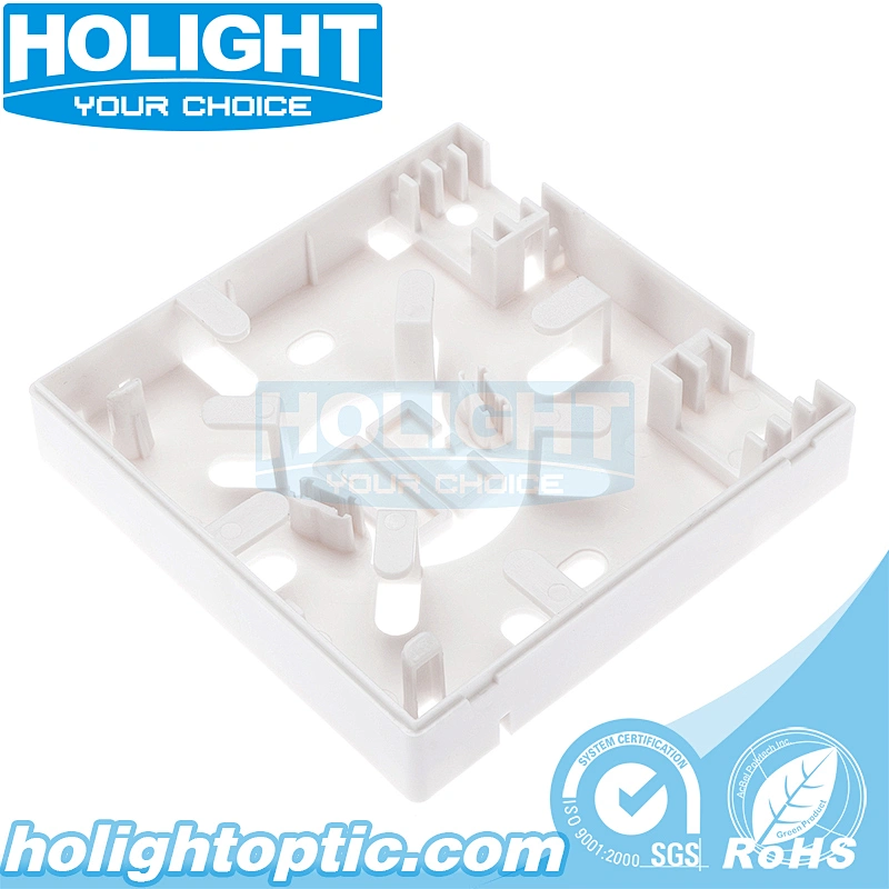2 Core Indoor Wall Mounted 86 Faceplate for FTTH Network