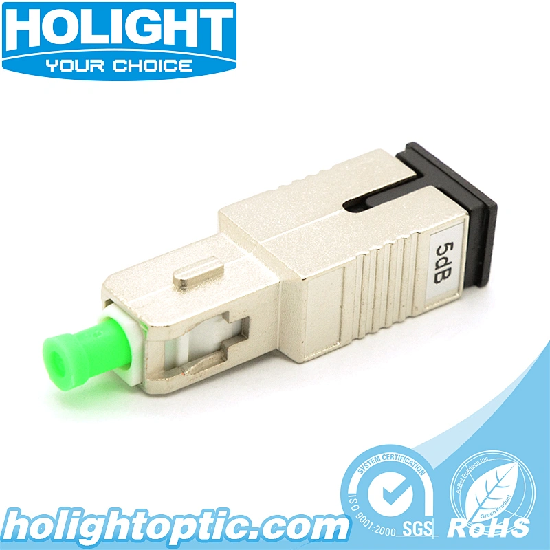 Plug-in Fiber Optic Attenuator SC/APC Single Mode Male to Female Type