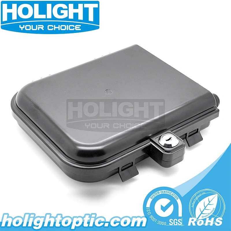 HTB8014B 8 Core IP65 Indoor and Outdoor Fiber Optic Terminal Box for FTTx Application