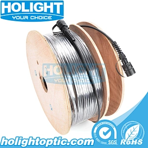 IP67 Waterproof ODVA LC/LC Single Mode Fiber Optic Patch Cord
