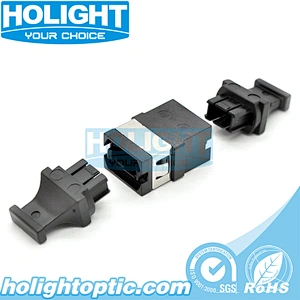 MPO Adapter SC Footprint Black without Flange Type