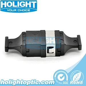 MPO Adapter SC Footprint Black without Flange Type