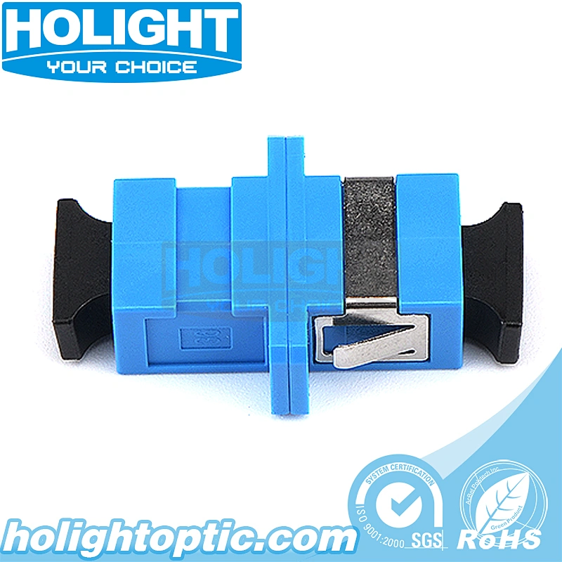 SC to SC Simplex Single Mode Fiber Optic Adapter