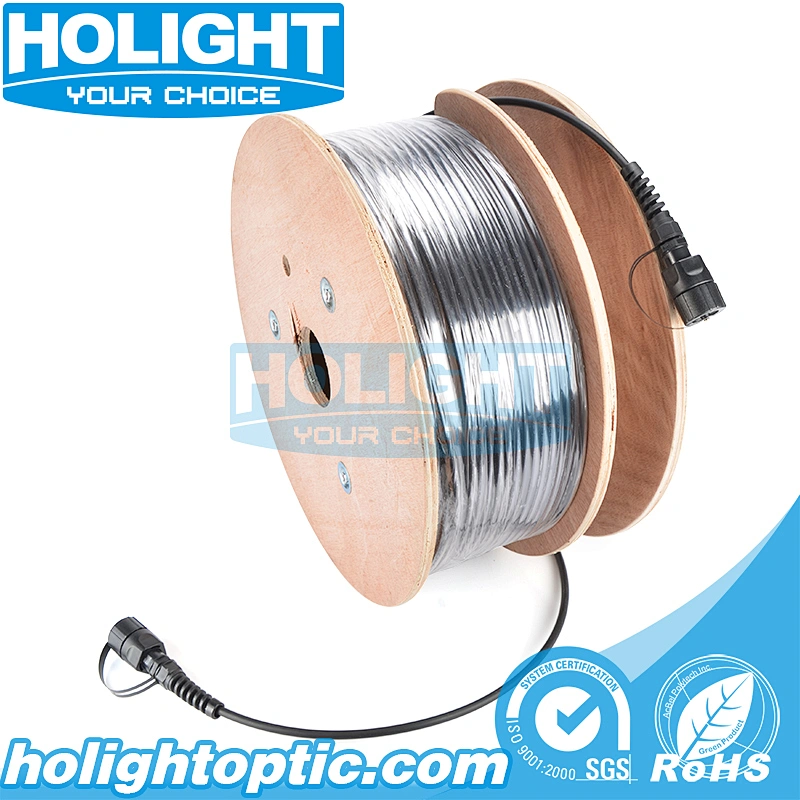 IP67 Waterproof ODVA LC/LC Single Mode Fiber Optic Patch Cord
