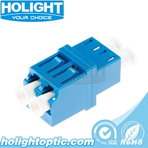 LC/PC to LC/PC Duplex Single Mode Fiber Optic Adapter Low Profile Type