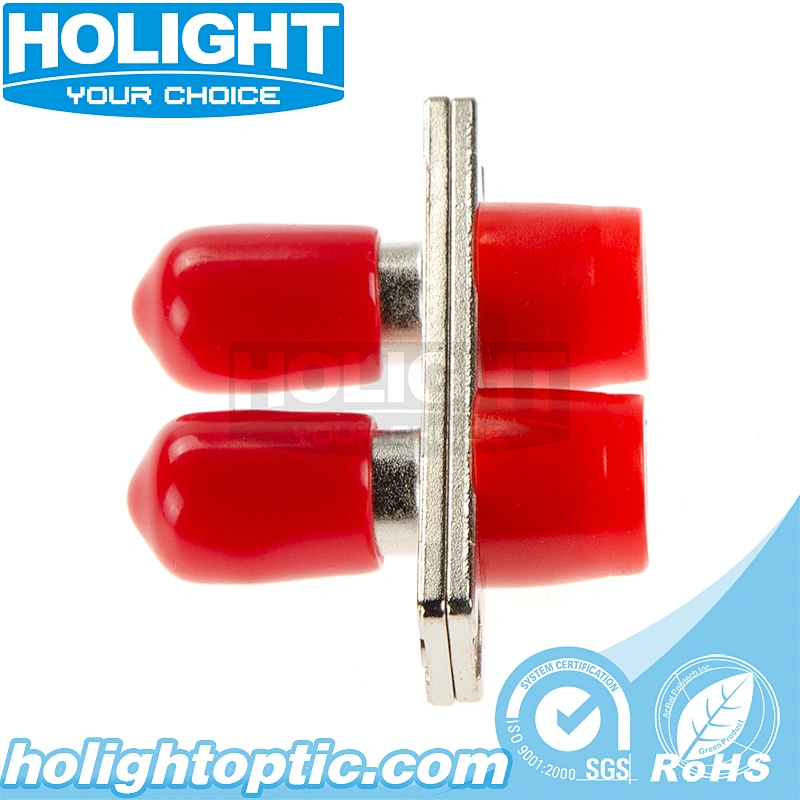 Hybrid Adapter FC/PC to ST/PC Singlemode Duplex Metal Type for Fiber Optic