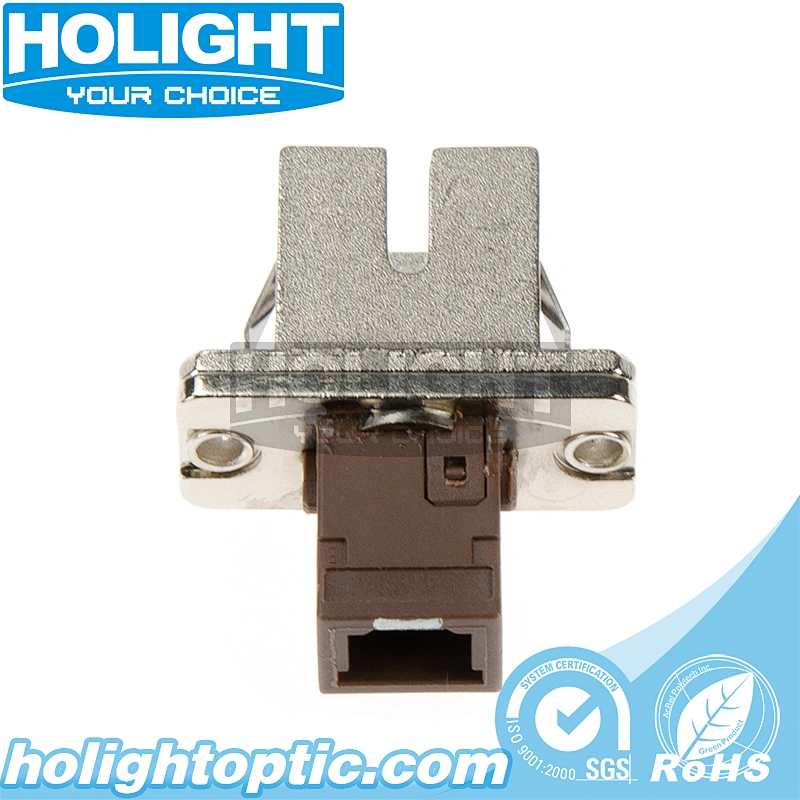MU/PC to SC/PC Single Mode Simplex Fiber Optic Adapter