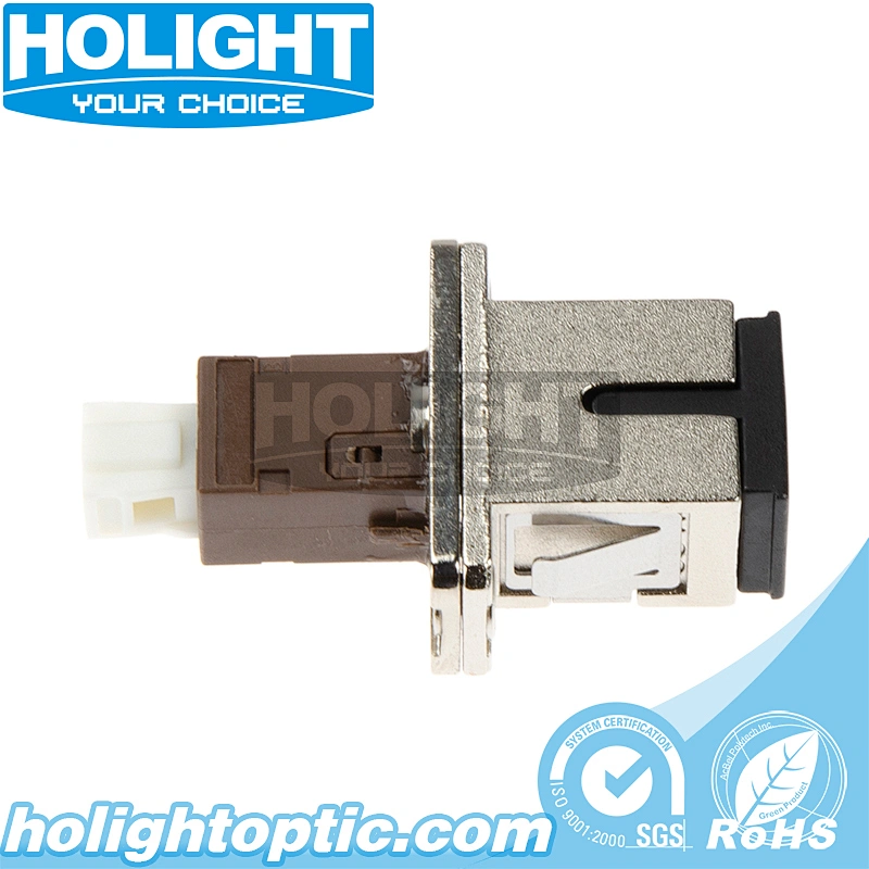 MU/PC to SC/PC Single Mode Simplex Fiber Optic Adapter