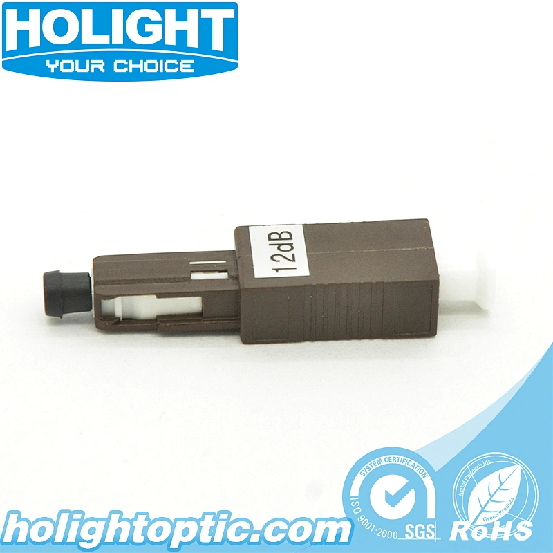 Plug-in Fiber Optic Attenuator MU/UPC Male to Female Brown
