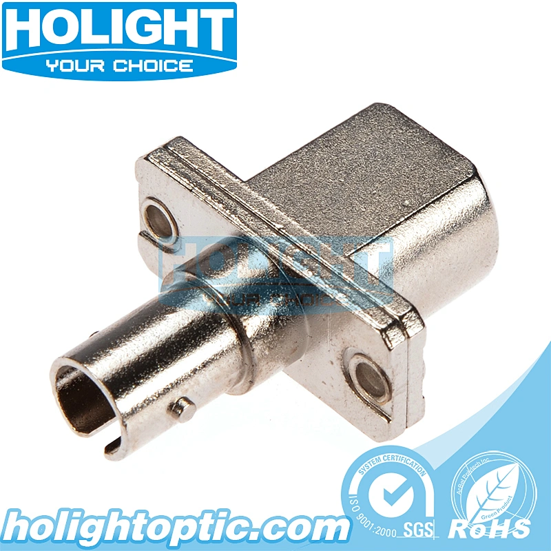 Hybrid Adapter LC/PC to ST/PC Singlemode Simplex Metal Type for Fiber Optic