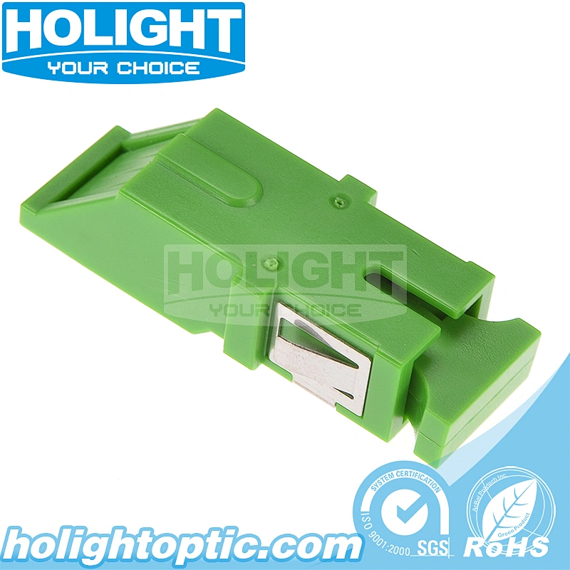 Swing Shutter SC/APC Simplex Single Mode Adapter without Flange
