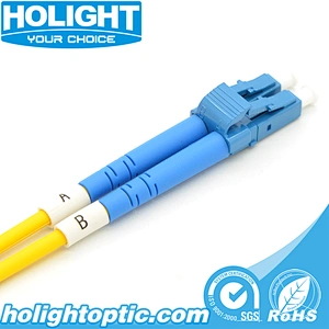LC UPC to LC UPC Single mode Duplex 3.0mm fiber optic patch cable