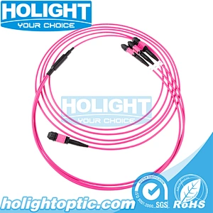 24Fibers MPO-8fibers 3xMPO OM4 mini 3.0mm Fiber Optic Patch Cable