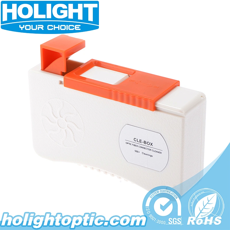 Fiber Optic Connector Cleaner Box for LC/SC/FC/ST/MU/E2000