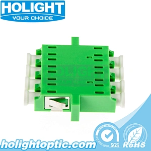 LC/APC to LC/APC Quad Single Mode Fiber Optic Adapter