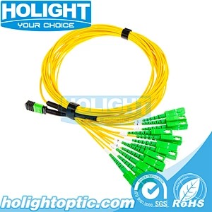 12 Core MPO/APC to SC/APC Single Mode Fiber Optic Patch Cable