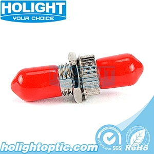 ST/PC to ST/PC Simplex Single Mode Fiber Optic Adapter no Flange