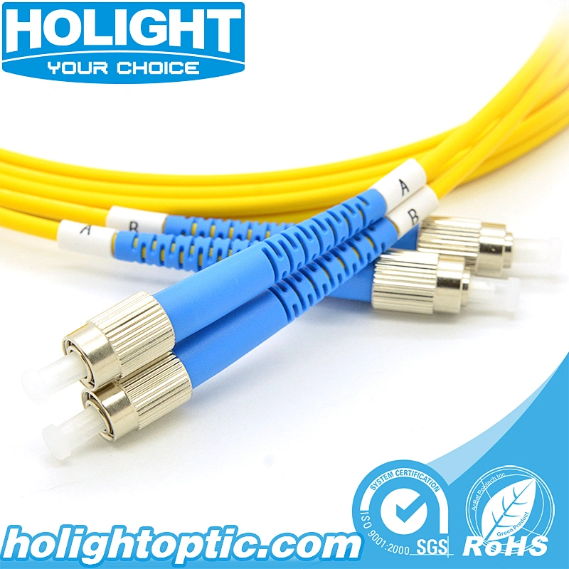 FC UPC to FC UPC Single mode Duplex 3.0mm fiber optic patch cable