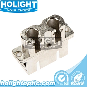 Hybrid Adapter LC/PC to SC/PC Singlemode Duplex Metal Type for Fiber Optic