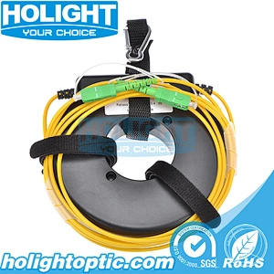 Fiber Optic OTDR Launch Cable Box - Ring Type