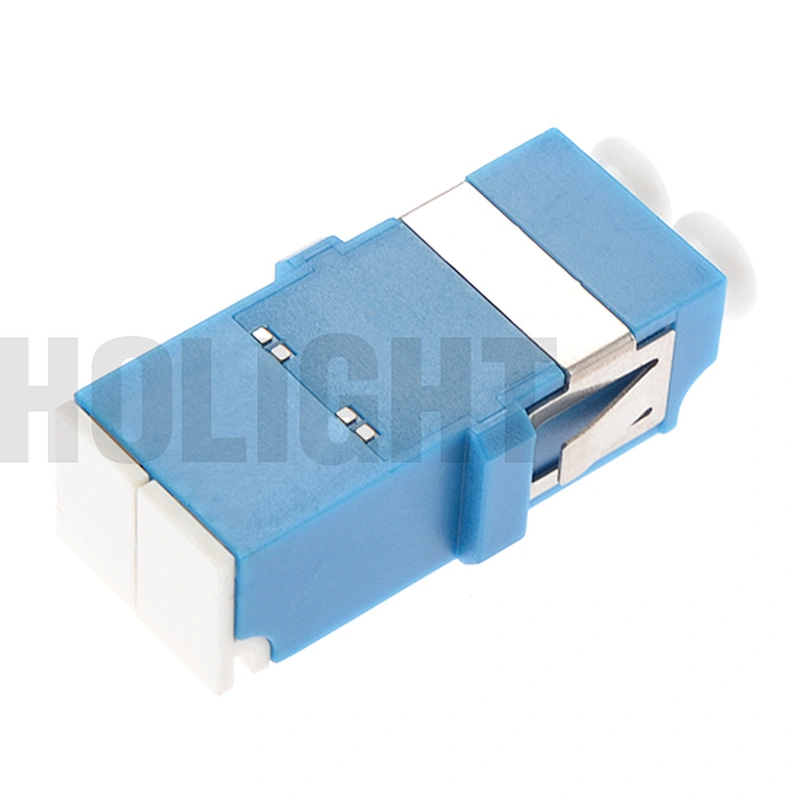 LC/PC to LC/PC Inner Shutter optical cable adapter Duplex without flange/with Y-shaped dust cap