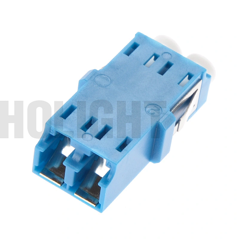 LC/PC to LC/PC Inner Shutter optical cable adapter Duplex without flange/with Y-shaped dust cap