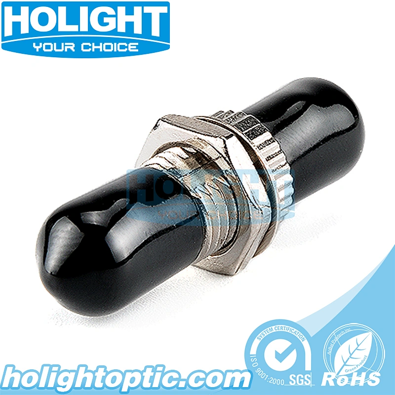 ST/PC to ST/PC Simplex Multimode Fiber Optic Adapter no Flange