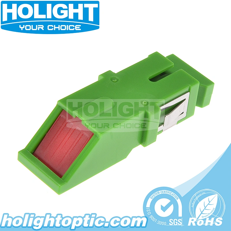 Swing Shutter SC/APC Simplex Single Mode Adapter without Flange
