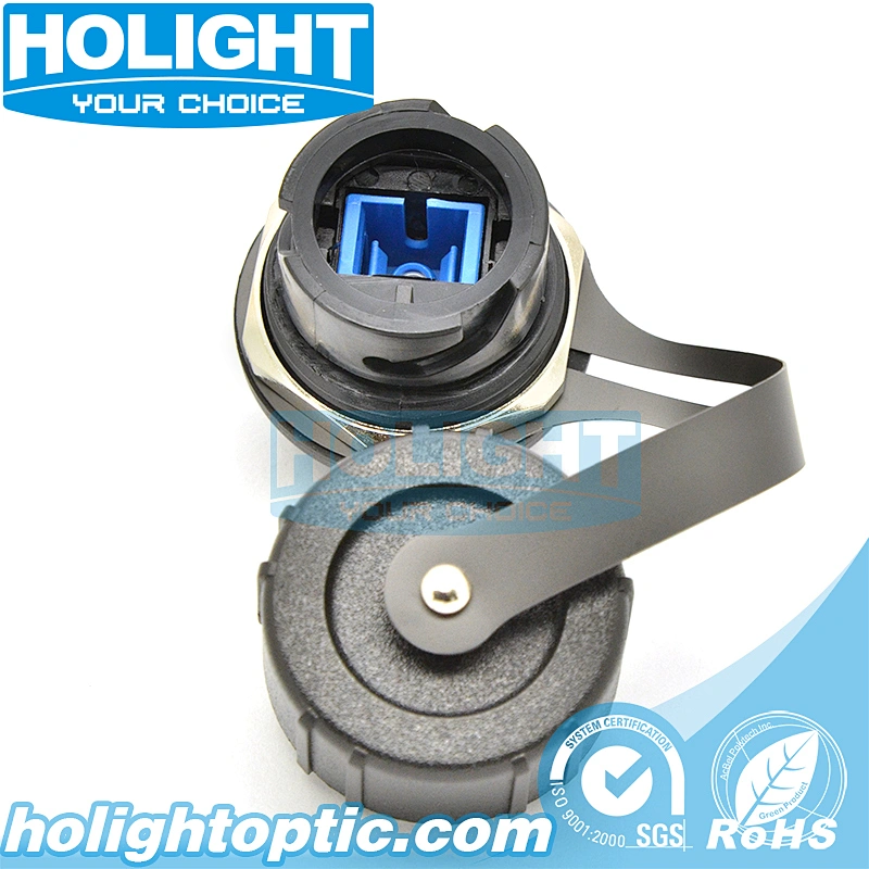 ODVA IP67 Waterproof Adapter SC to SC for Fiber Optic