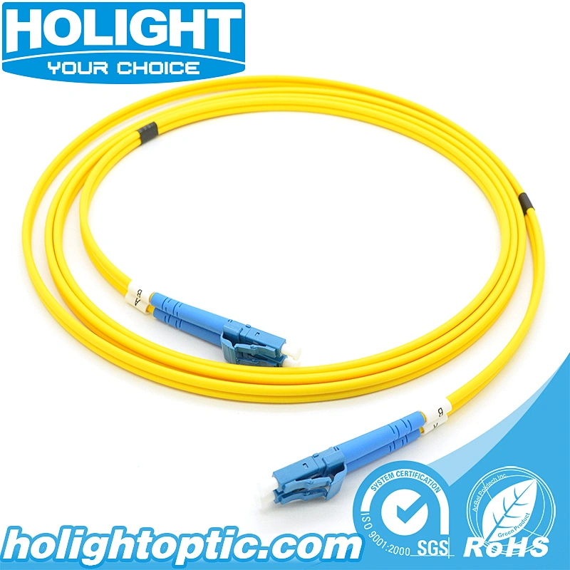 LC UPC to LC UPC Single mode Duplex 3.0mm fiber optic patch cable