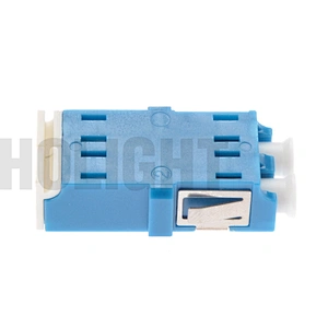 LC/PC to LC/PC Inner Shutter optical cable adapter Duplex without flange/with Y-shaped dust cap