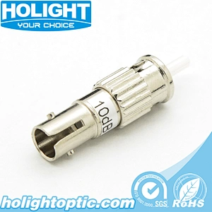 Plug-in Fiber Optic Attenuator ST/UPC Male to Female Type