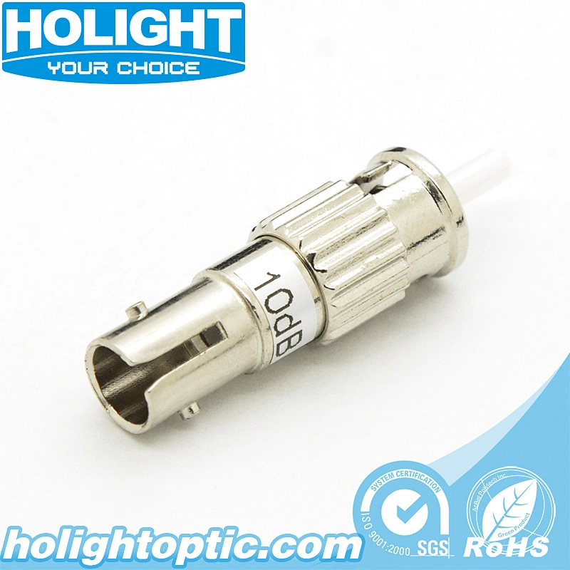 Plug-in Fiber Optic Attenuator ST/UPC Male to Female Type