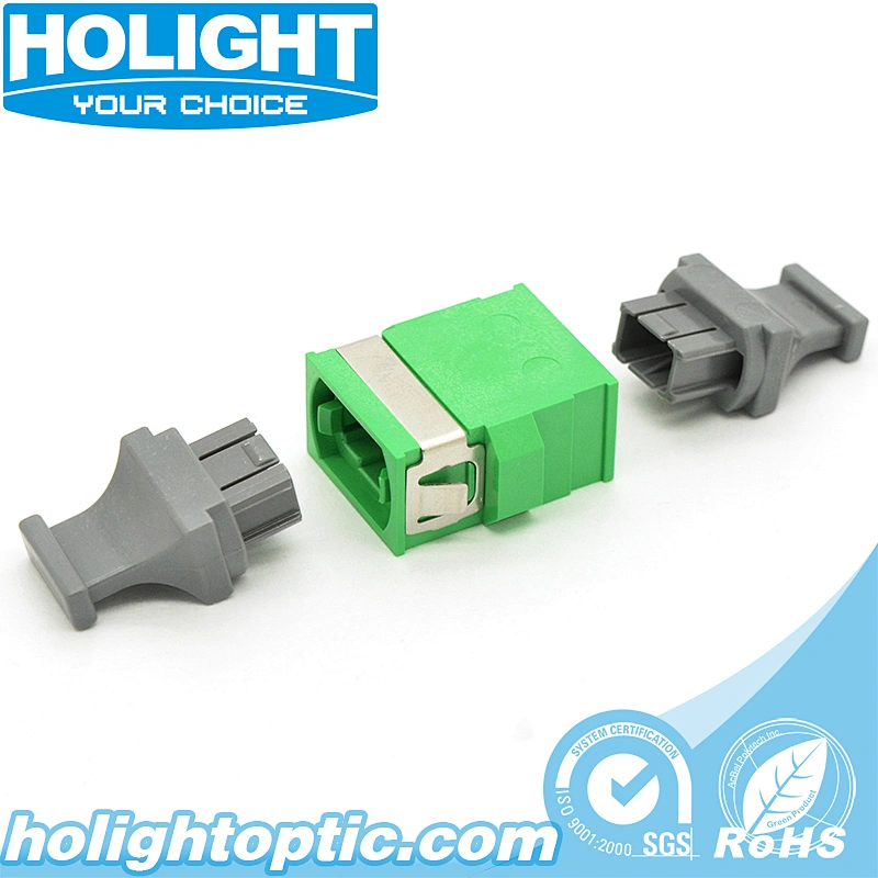 MPO/APC Adapter SC Footprint Green without Flange Type