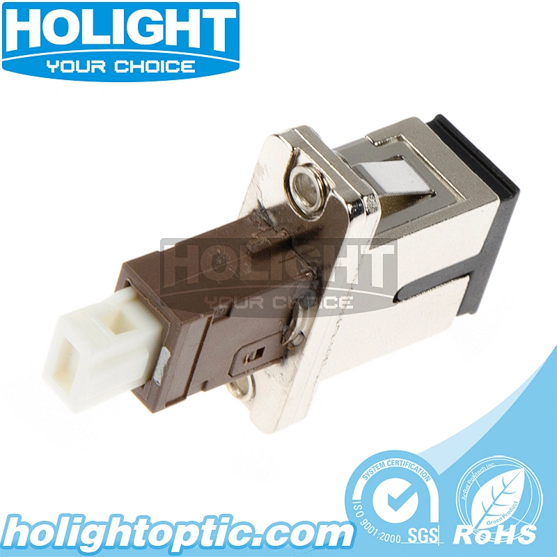 MU/PC to SC/PC Single Mode Simplex Fiber Optic Adapter