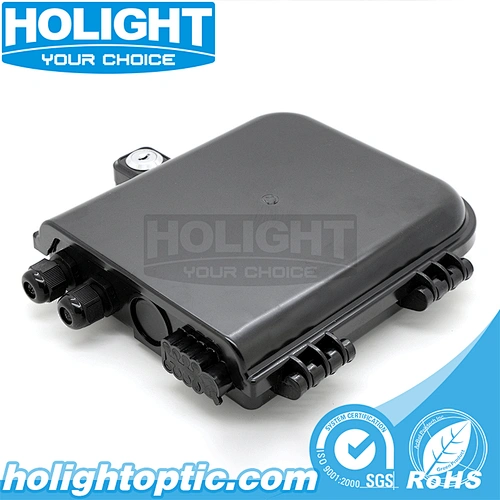 HTB8014B 8 Core IP65 Indoor and Outdoor Fiber Optic Terminal Box for FTTx Application