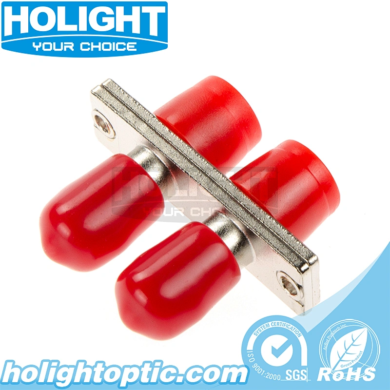 Hybrid Adapter FC/PC to ST/PC Singlemode Duplex Metal Type for Fiber Optic