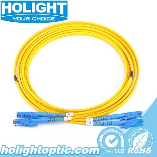 E2000 UPC to E2000 UPC Single mode Duplex 3.0mm fiber optic patch cable