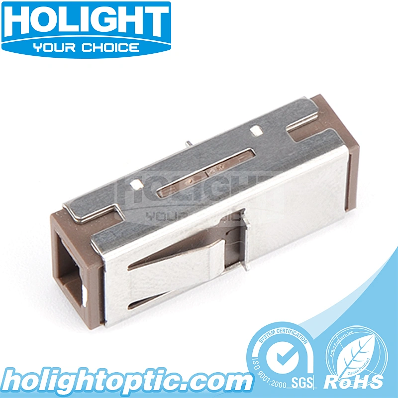 MU/PC to MU/PC Single Mode Simplex Fiber Optic Adapter