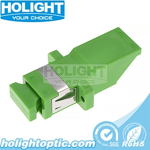 Swing Shutter SC/APC Simplex Single Mode Adapter with Flange