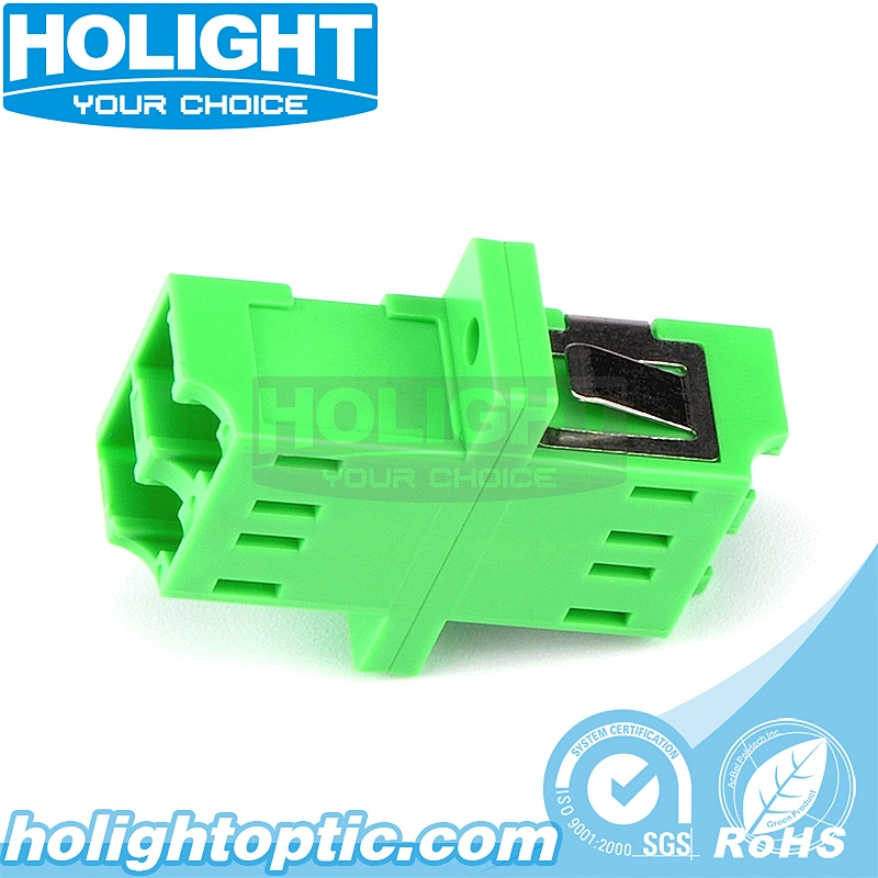 LC/APC to LC/APC Duplex Single Mode Fiber Optic Adapter