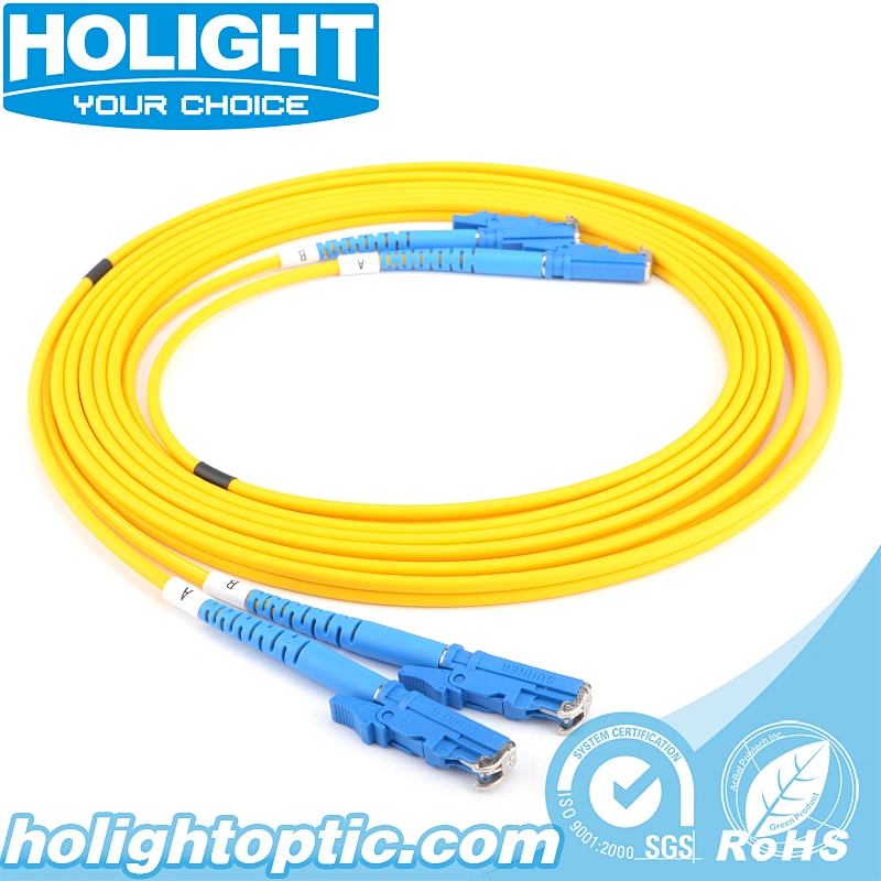 E2000 UPC to E2000 UPC Single mode Duplex 3.0mm fiber optic patch cable