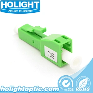 Plug-in Fiber Optic Attenuator LC/APC Male to Female Green