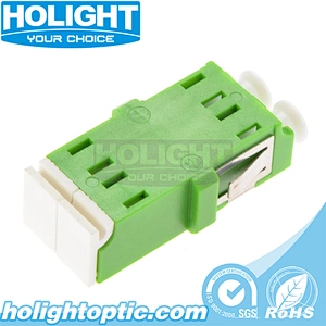 LC/APC to LC/APC Inner Shutter optical cable adapter Duplex without flange/with Y-shaped dust cap